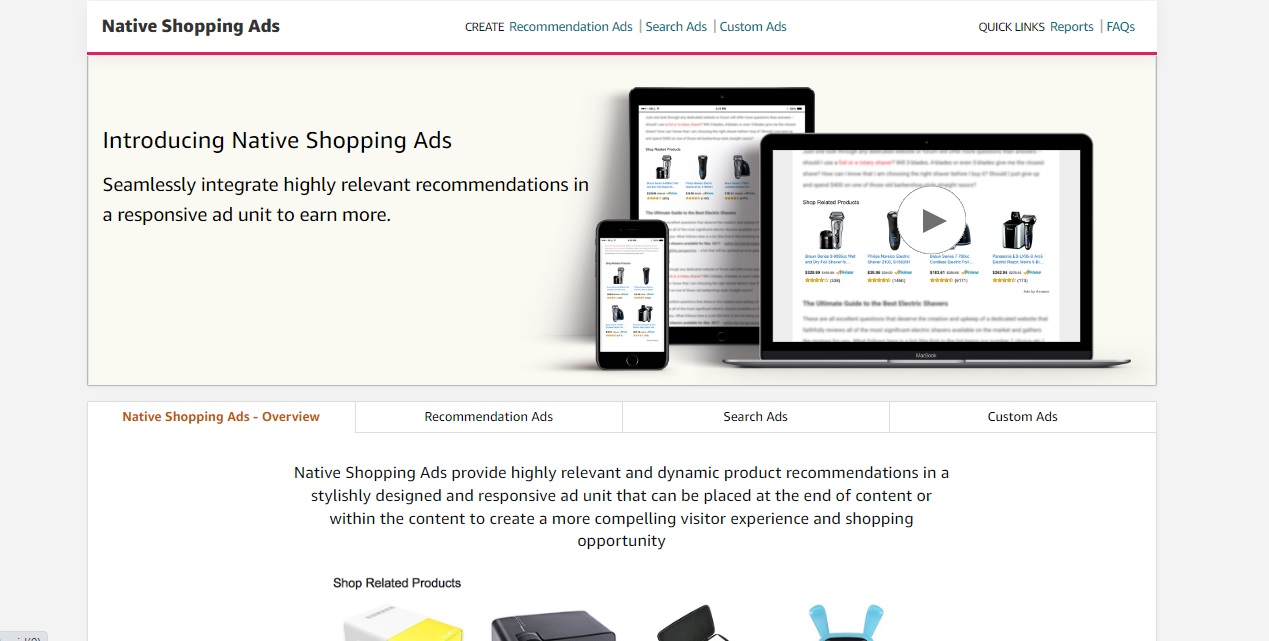 amazon native shopping ads